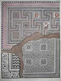 Dessin des trois mosaques. Fr. Artaud, 1835