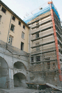 Faade est et les constructions adjacentes du btiments H de l'hpital de l'Antiquaille  SA Ville de Lyon