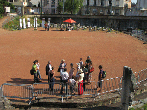 Visite de l'amphithtre des Trois Gaules  SA Ville de Lyon